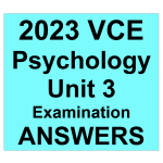 2023-2027 VCE Psychology - Unit 3 - Trial Exam
